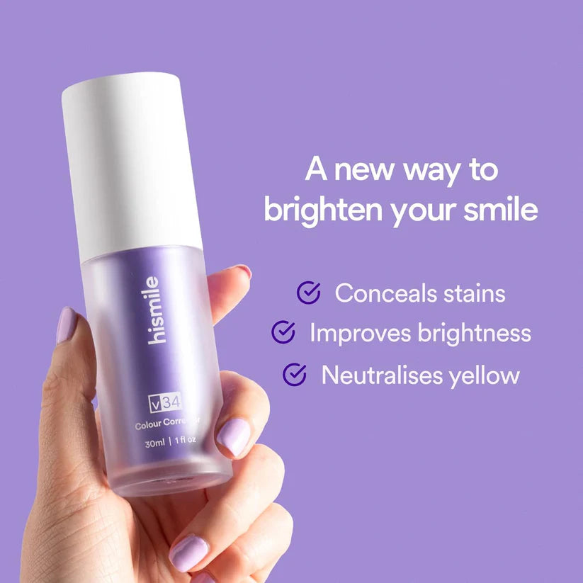 Hismile V34: Stain Concealer & Whitening Booster for a Brighter Smile! ✨